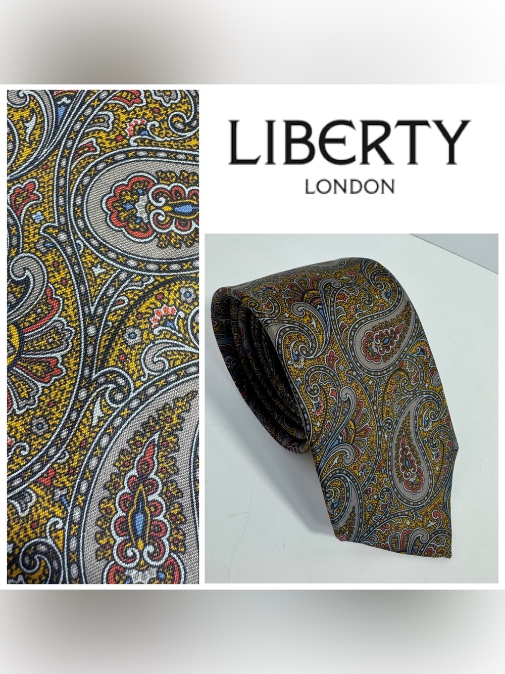 Liberty of London Silk Paisley Necktie